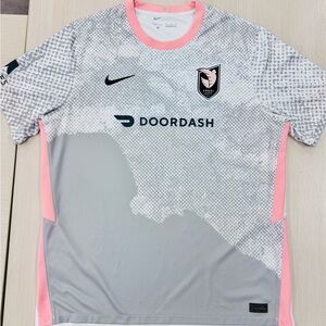 Nike Angel City MLS Jersey in Light Gray & Pink - Size XL